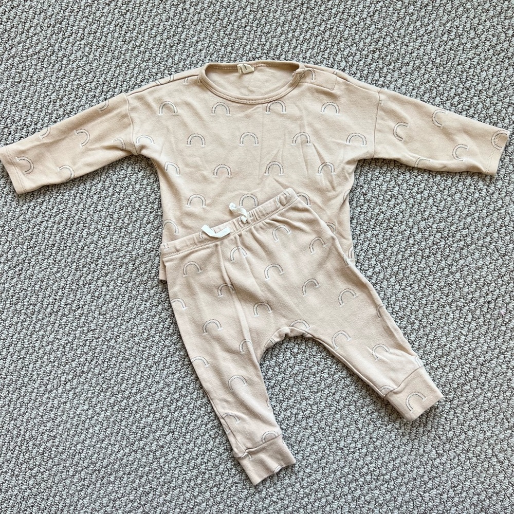 Quincy Mae Brushed Jersey Set 12-18 Months